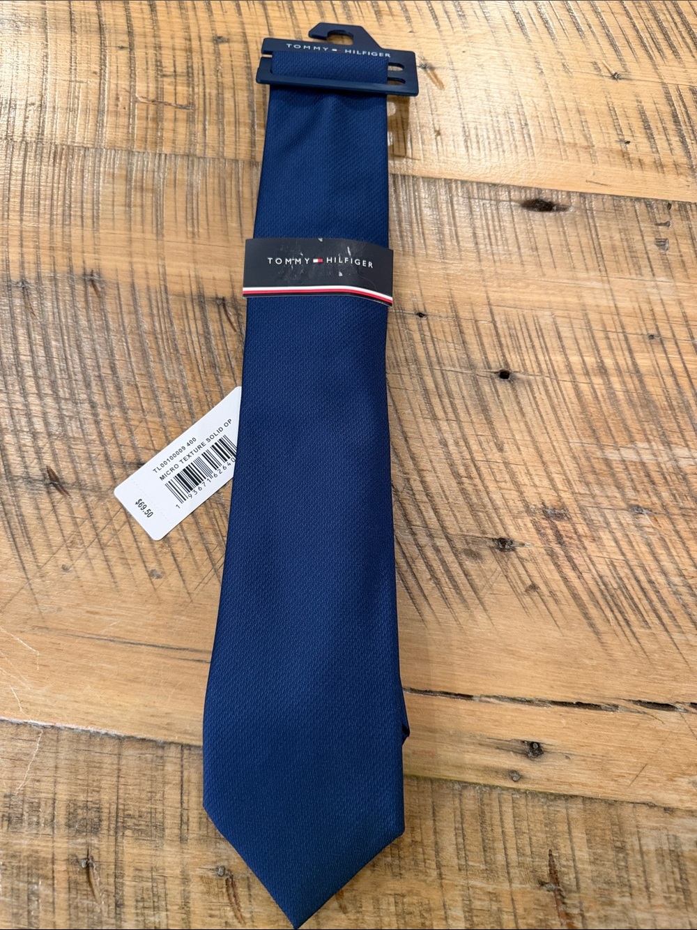 Tommy Hilfiger Classic Solid Navy Tie